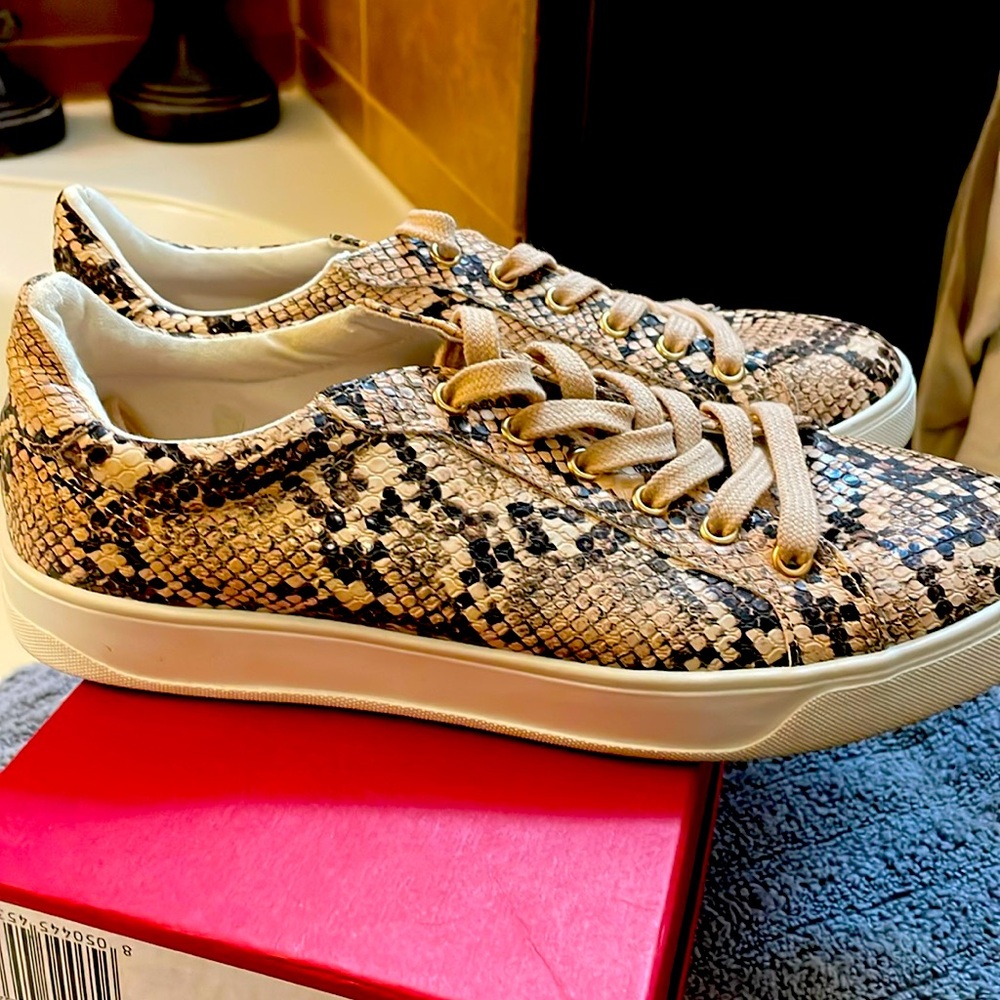 Faux Snake skin sneakers